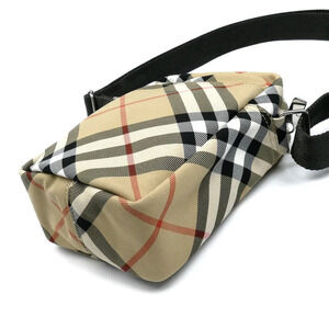 Burberry Check Phone Shoulder Beige Bag